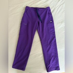 Figs Technical Collection Scrub Pants in Purple